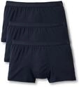 CALIDA Natural Benefit Boxershorts Herren, im 3er-Pack, weicher Elastikbund Dark