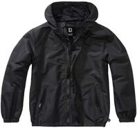 Brandit Kids Summer Frontzip Windbreak, Farbe: black, Gr&ouml;&szlig;e: 134/140