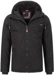 ALESSANDRO SALVARINI Herren Winter Jacke warm mit Kapuze AS-331