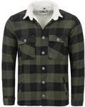 Rock Creek Flanelljacke Herren Kariert Gef&uuml;ttert H-264 Khaki S