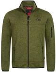 H&ouml;henhorn Tacul Herren Jacke Fleece Strickjacke Gr&uuml;n Gr. L