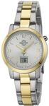 Master Time Funk Quarz Damen Uhr Analog-Digital mit Edelstahl Armband MTLA-10305-12M