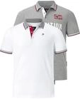 Jan Vanderstorm Herren Doppelpack Poloshirt Johan 2er-Pack Polohemden aus Reiner
