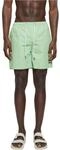 Urban Classics Herren Block Swim Shorts &ndash; Badeshorts mit Kordelzug & Taschen,