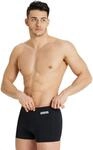 Arena Herren Solid Shorts, Black-White, 37