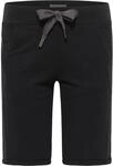 Elbsand Sweat-Bermuda Brinjana in Schwarz, Gr&ouml;&szlig;e S