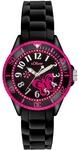 s.Oliver Kinderuhr - Rund - Schwarz - 38 mm - Uhr aus Kunststoff mit Quarzwerk...