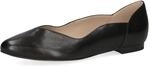 CAPRICE Damen Ballerinas aus Leder Elegant, Schwarz (Black Nappa), 41 EU