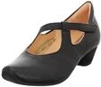 Think! Damen AIDA chromfrei gegerbte nachhaltige Halbschuhe, SCHWARZ 0000