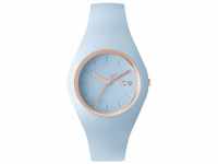 Ice-Watch - ICE glam pastel Lotus - Blaue Damenuhr mit Silikonarmband - 001067