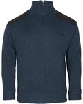 Pinewood 9648 Hurricane Strickpullover D.Navy Melange (378) XXXL