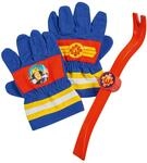Simba 109252475 - Feuerwehrmann Sam Feuerwehr Handschuhe, aus Textil, 20x14cm f&uuml;r
