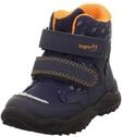 Superfit Jungen Glacier Warm Gef&uuml;tterte Gore-tex Schneestiefel, Blau Orange 8020, 24