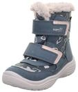 Superfit M&auml;dchen CRYSTAL warm gef&uuml;tterte Gore-Tex Stiefel, BLAU/SILVER 8020
