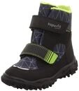 Superfit Jungen HUSKY warm gef&uuml;tterte Gore-Tex Schneestiefel, SCHWARZ/HELLGR&Uuml;N