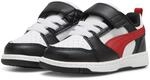 PUMA Kinder Rebound V6 Low Sneakers 27, White for All Time Red Black