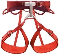 Petzl Adjama Klettergurt Dark Red L, verstellbarer Sitzgurt f&uuml;r Sportklettern,