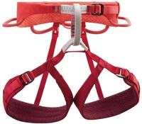 Petzl Luna Damen Klettergurt Coral Red XS, verstellbarer Sitzgurt f&uuml;r Sportklettern,