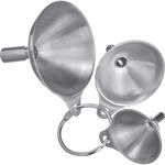 Westmark Trichter-Set, 3tlg., &Oslash; 4,5 cm, 5,5 cm und 7,5 cm, Rostfreier...