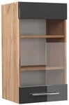 Vicco K&uuml;chenglasschrank Fame-Line, Anthrazit Hochglanz, 40 cm | MDF-Front &middot;