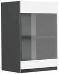 Vicco K&uuml;chenglasschrank R-Line, Wei&szlig;, 40 cm | 1 T&uuml;r &middot; 1 Einlegeboden &middot;...