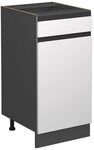 Vicco K&uuml;chenunterschrank R-Line, Wei&szlig;, 40 cm J-Shape, ohne Arbeitsplatte, zur