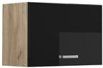 Vicco H&auml;ngeschrank R-Line, Schwarz Hochglanz, 60 cm