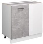 Vicco Eckunterschrank R-Line, Beton, 86 cm | Verbindet zwei K&uuml;chenseiten &middot;...