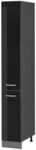 Vicco Apothekerschrank R-Line, Schwarz Hochglanz, 30 cm, zur freien Kombination