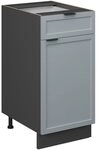 Vicco K&uuml;chenunterschrank Fame-Line, Hellblau-grau, 40 cm