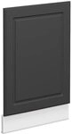 Vicco Frontblende Fame-Line, Anthrazit-Gold, 45 cm ohne Arbeitsplatte, zur