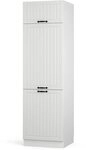 Vicco K&uuml;hlumbauschrank Fame-Line, Wei&szlig; Landhaus, 60 cm, zur Kombination mit