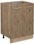 Vicco K&uuml;chenunterschrank R-Line, Artisan-Eiche, 60 cm ohne Arbeitsplatte, zur...