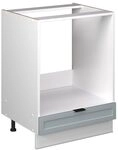 Vicco Herdumbauschrank Fame-Line, Hellblau-grau, 60 cm ohne Arbeitsplatte, zur