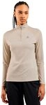 Odlo Laufshirt Damen Langarm Essential Ceramiwarm I Sport Shirt I Sport Oberteil I