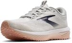Brooks Damen Revel 7 Sneaker, Austern/Wei&szlig;/Tropischer Pfirsich, 38.5 EU