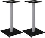 vidaXL Lautsprecher St&auml;nder 2 STK., Boxenst&auml;nder Bodenst&auml;nder mit 1 S&auml;ule,