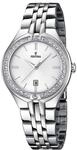 Festina Damen Uhr Analog Edelstahl 316L Silber - Quarzwerk - Mineralglas