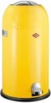 WESCO Kickmaster Abfallsammler in der Farbe gelb, pulverbeschichtetes Stahlblech,