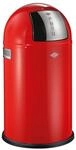 WESCO Pushboy junior M&uuml;lleimer in der Farbe rot, pulverbeschichtetes Stahlblech, 22