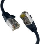 EFB-Elektronik CAT8.1 SCHWARZ 0,25m RJ45 PATCHKABEL S/FTP PIMF