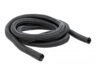 Delock Geflechtschlauch selbstschlie&szlig;end 10 m x 25 mm schwarz
