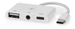 Nedis USB Multi-Port Adapter | USB 2.0 | USB-C&trade; Buchse | USB-A Buchse/USB-C&trade;