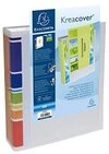 Exacompta 200802H 10er Pack Präsentationsordner KreaCover PVC. 8 cm breit DIN A4 mit Exacompta 200802H 10er Pack Präsentationsordner KreaCover PVC. 8 cm breit DIN A4 mit