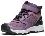 KEEN Unisex-Child Skua Mid Waterproof Hiking Boots, Black Plum/Plum Perfect, 39