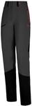 La Sportiva Damen Monument Pant W Carbon/Cherry Tomato Hosen, Kohle/Kirschtomate, M