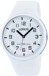 Lorus Fashion Damen-Uhr Edelstahl und Kunststoff mit Silikonband RRX53DX9