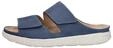 Hartjes Groove Pantolette 122.1221/20 48.00 Weite H Stahlblau Nubukleder Blau...