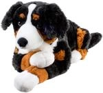 Teddys Rothenburg Kuscheltier Berner Sennenhund gro&szlig; liegend schwarz braun wei&szlig; 90