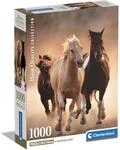 Clementoni HQ Collection - Running Horses Puzzle 1000 Teile | Puzzle f&uuml;r Erwachsene